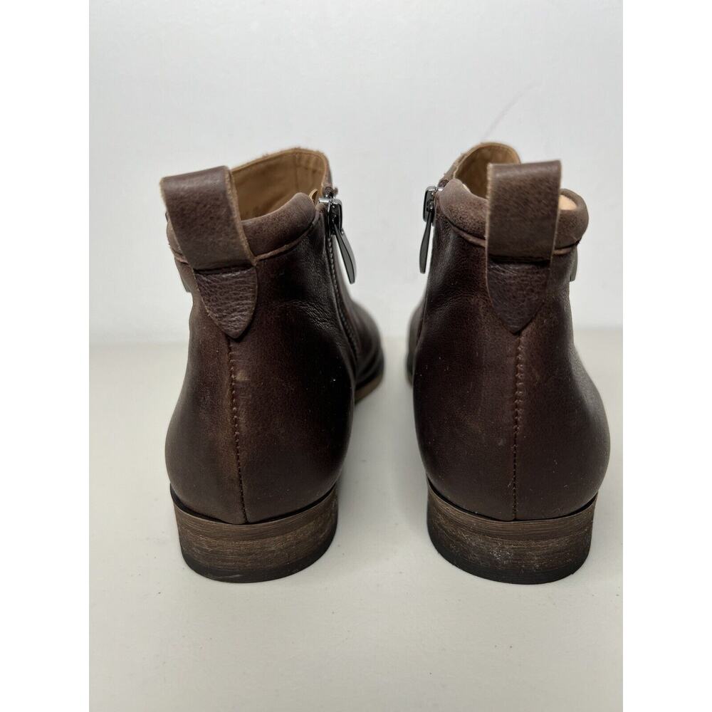 Franco Sarto Keegan Boot Brown Leather Bootie Women’s Size 10 - Picture 5 of 8